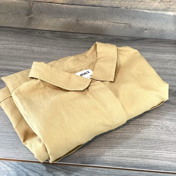 Pact Romper Shorts Size L The Harbour Organic Cotton Hemp Lightweight Casual - Picture 13 of 16